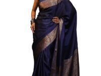 Sugathari Women's Banarasi Saree Pure Kanjivaram Silk Saree Soft new ladies 2025 Design Wear Pattu Sarees Latest Sadi Party Sari collections With Blouse Piece (San Pari-225)