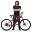 E MOTORAD - RIDE THE ELECTRIC REVOLUTION Unisex X1 Mountain Electric Cycle with Removable Battery, 27.5inch Wheel Size, Front Suspension, 250W BLDC Motor, 90% Assembled (7.65Ah Battery, Cherry Red)