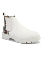 Big Fox Printed Mid Top Chelsea Boots For Woman