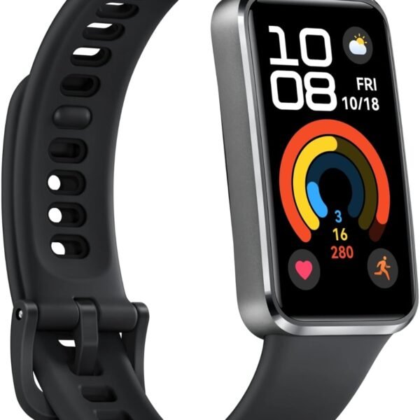 Huawei Band 10 Smartwatch with AI-Powered Fitness Monitoring, Pro-Level Sleep Analysis, Emotional Wellbeing Assistant,Streamlined Metallic Design,Fast Charging,iOS Android (Band 10, Matte Black)