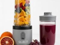 Portable Blender Electric Juicers Fruit Mixers USB Rechargeable Smoothie Mini Personal Juicer 6 Blades With 1500 Mah Rechargeable Battery-Smoothie Blender