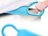 2-in-1 Mattress Lifter and Bedsheet Tucker Tool – Ergonomic Bed Wedge Elevator for Lifting, Tucking & Holding Mattress – Plastic Stand for Easy Bed Making