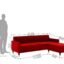 AMATA Omega Solid Wood 4 Seater L Shape red Suede Velvet Fabric Sofa Set with Two Cushions Perfect for Home Office Guests Living Room (03 RED, Omega L Shape 4 SSEATER)(3 Year Warranty)