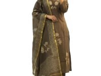 ANNI Designer Women’s Rayon Viscose Straight Printed Embroidered Kurta with Pant & Dupatta | Ethnic Kurta Set for Women | Daily, Office & Festive Traditional