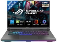 ASUS ROG Strix G16, Smartchoice,Intel Core i5-13450HX, Gaming Laptop(RTX 4050-6GB/140W TGP/16GB RAM/1TB SSD/FHD+/16"/165Hz/Windows 11/M365 Basic (1Year)*/Office Home 2024/Gray/2.5 Kg) G614JU-N3526WS