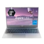 Acer Aspire Lite, 13th Gen, Intel Core i5-1334U, 16GB RAM, 512GB SSD, Full HD, 15.6"/39.62 cm, Windows 11 Home, MS Office, Steel Gray, 1.59 KG, AL15-53, Metal Body, Thin and Light Premium Laptop