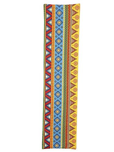 Alina Decor Polyester Canvas Digital Printed Table Runner for Dining and Center Table Home Decor Multicolor (Size: 13''X58''), Large