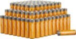 Amazon Basics AA High-Performance Alkaline Batteries, 500 Count, 10-Year Shelf Life, Long-Lasting Power for Household and Office Devices, Leakproof Design