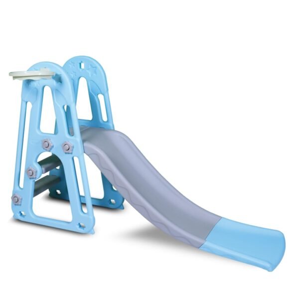 Amazon Brand - Solimo Garden Slide | 2+ Years Blue Grey