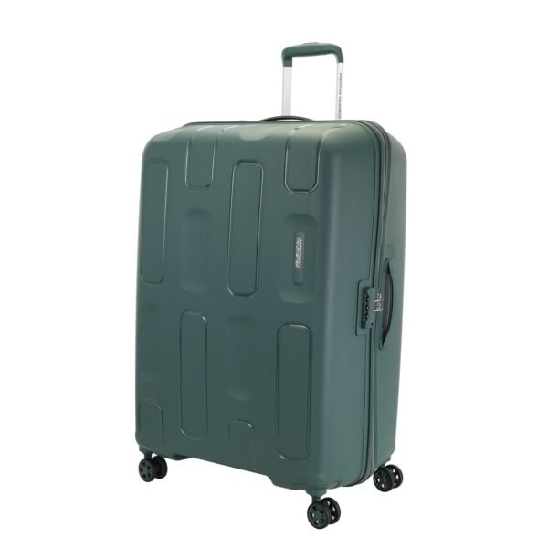 American Tourister Large Ivy 2.0-8 Wheel, 79 CM Hard PP Check-in Suitcase for Travel/Trolley Bag for Travel/Travel Bag with Combination Lock & Smooth Sliding Double Wheel - Forest Green