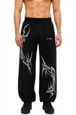 BE SAVAGE Trackpants for Men Stylish Gym Trackpant for Man Joggers for Men Sweatpants Printed Track Pant