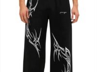 BE SAVAGE Trackpants for Men Stylish Gym Trackpant for Man Joggers for Men Sweatpants Printed Track Pant