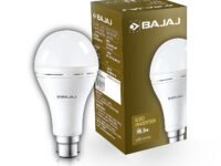 Bajaj iLED 8.5W Rechargeable Emergency Inverter LED Bulb | Cool Day Light | Upto 4 Hours Battery | B22D | (Pack of 1, White)