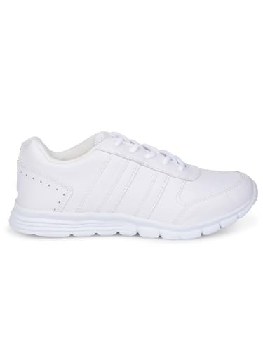 Bata Boys Lace-up School Shoes - White (2 UK) (4311007)