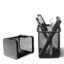 Black Square Mesh Pen Stand – Metal Pencil Holder Organizer for Desk, Office & Study Table | Durable, Rust-Resistant Wire Mesh Cup for Stationery, Pens, Markers & Supplies
