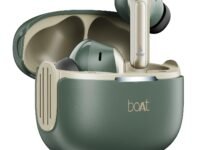 Boat 2025 Launch Airdopes 219, 4Mics ENx, 40H Battery, Best in Segment for Calling, Stream Ad Free Music via App Support, Bluetooth Earbuds, TWS Ear Buds Wireless Earphones with mic (Forest Sage)