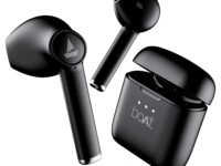 Boat Airdopes 131/8 with 60 Hrs Playback, ASAP Charge Truly Wireless Bluetooth in Ear Earbuds with Mic (Active Black)