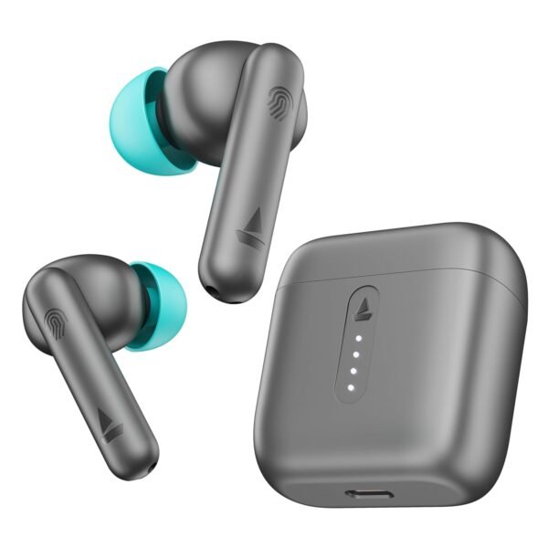 Boat Airdopes 141, Low Latency, ENx Tech, 42HRS Battery, Fast Charge, IWP, IPX4, Bluetooth Earbuds, TWS Ear Buds Wireless Earphones with mic (Cider Cyan)