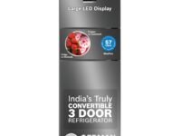 Bosch 335L Max Flex,3 Star,8 in 1 Convertible,Vario Inverter,Frost Free Triple Door Refrigerator,Smoky Silver (CMC36K03NI)Interactive Display|18 Hrs Cooling Retention|Adaptive UI|Vita-Fresh Technology