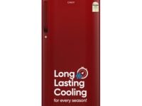 CANDY 165L 1 Star Direct Cool Single Door Refrigerator with Stabilizer free Operation (Burgundy Red, CSD1761RM)