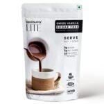 COCOSUTRA Sugar-Free Swiss Vanilla Drinking Chocolate Mix | 200g | Zero Sugar, Low Carb, Keto-Friendly, Vegan | Stevia & Erythritol Sweetened | Serve hot & cold | 10 cups