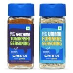 CRISTA International Seasonings Combo Pack - 7 | Umami Furikake Seasoning x 1, 40 gms | Shichimi Togarashi Seasoning x 1, 45 gms | Zero added Colours, Fillers, Additives & Preservatives | Pack of 2