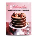 Cakeopedia Wheat Chocolate Cake mix | Healthy, Instant Cake Mix Powder | 300gm Pack | 3 Steps preparation | Original Flavour | No Maida| No Preservatives