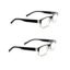 Combo Pack of 2 Reading Glasses for Men & Women | Lightweight Power Eyeglasses (Single Vision) | Available in +1.00 to +3.00 | All Day Comfort