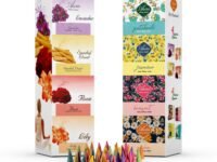 Devdarshan Aura Dry Dhoop Cones | Pack of 24 Boxes (40g Each) | 8 Fragrances: Lily, Sandal, Rose, Lavender, Patchouli, Amber, Jasmine & Bouquet | Soothing Aroma for Pooja & Festivals