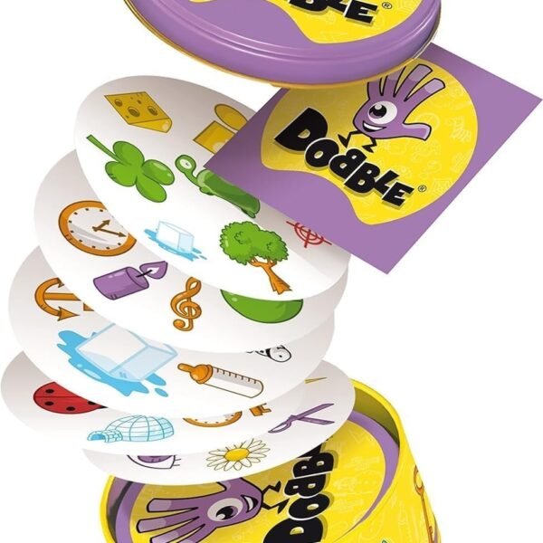 Dobble, Strategy Match Game,Family Card Game, 2-8 Player Game, for 6 Years and Above, Teen, Multicolor