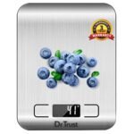 Dr Trust USA Stainless Steel Electronic Kitchen Digital Scale Weighing Machine For Health, Fitness, Diet, Nutrition, Cooking and Home Baking with Touch Button, Tare Function (5 Kg)-529