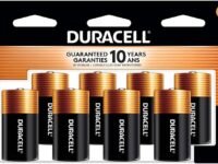 Duracell - CopperTop C Alkaline Batteries with recloseable package - long lasting, all-purpose C battery for household and business - 8 count