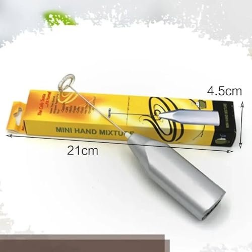 Fastlink‚Electric Handheld Milk Frother: Quickly Froth Milk for Coffee, Matcha, & More - Powerful Battery, Easy Clean