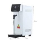 Fastlink‚Powerful 2200W Commercial Milk Frother for Coffee Shops & Baristas: Creates Perfect Microfoam, Lattes & Hot Chocolate