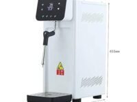 Fastlink‚Powerful 2200W Commercial Milk Frother for Coffee Shops & Baristas: Creates Perfect Microfoam, Lattes & Hot Chocolate