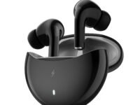 Fire-Boltt Aero TWS Earbuds Custom EQ, Wireless Bluetooth 5.4, Music & App Support, 50H Playtime, Fast Charging Case, 50ms Low Latency for Gaming, Touch Controls, IPX4 Waterproof, Clear Calls - Black