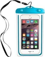 Florican Waterproof Mobile Pouch Cover for All Mobiles, Cellphone Dry Bag Compatible for iPhone, Samsung, Mi, Redmi, Oppo, VIVO, All Other Smartphones up to 6.5 inches (Blue)