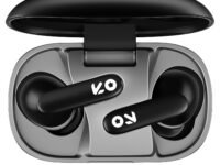 GOBOULT Z20 Made in India Bluetooth Ear Buds Wireless with 51H Playtime, Clear Calling ENC Mic, Low Latency Gaming, 10mm Drivers Earbuds Buds Bluetooth Wireless Earphones (Jet Black)