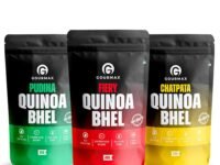 GOURMAX Quinoa Bhel Variety Pack | Chatpata & Fiery & Pudina Flavours | Healthy Ready to Eat Snack | Crunchy Indian Namkeen | 80g Each Pack | Pack of 3 | Nutritious Snack Option