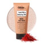 Ghar Soaps Magic De-Tan Face wash With Saffron & Glutathione 100ml | Tan Removal, Brightening and Glowing Skin I For All Skin Type I For Men & Women