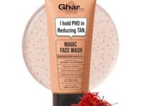 Ghar Soaps Magic De-Tan Face wash With Saffron & Glutathione 100ml | Tan Removal, Brightening and Glowing Skin I For All Skin Type I For Men & Women