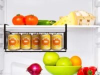 Go Hooked Under Shelf Basket, 2 Pack Wire Under Cabinet Organizer Shelf, Hanging Storage Baskets for Kitchen Pantry, Black Elevate Your Storage Game Streamline Your Space with Shelf Basket