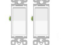 Greencycle Single Pole Rocker Light Switch,Paddle Light Switch 15 Amp,Sp Switches White,120V-277V AC,On/Off Wall Switches, Residential/Commercial Grade,Home & Office,UL/CUL,2PK