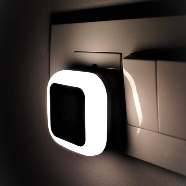 HOARD 0.5W Led Plug in Smart Night Lamp with Automatic Sensor Smart Led Night Lamp -(Warm White) Pack of 1(Polycarbonate)