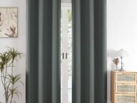 HOMEMONDE Blackout Curtains 10 Feet Set of 2 - Thermal Insulated, Noise Reduced Door Curtain, 71% Room Darkening - Avacado Green (120 Inches, 304.8L x 118W CM)