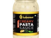 Habanero Creamy, Cheese and Spicy White Sauce for Pasta and Pizza | Cheesy Pizza Pasta Sauce Vegetarian Natural Ingredients with Cheese l Ready to Eat | Ready to Cook | Enjoy with Penne, Spaghetti, Fusilli, Macaroni, Hakka Noodles, Rice Noodles or Whole Wheat Pasta | Garnish with Mozzarella Cheese or Cream Cheese with Garlic Powder l 350G