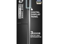 Haier SmartChoice 598L 3 Star 3-Door Side by Side Frost Free Refrigerator | Expert Inverter Technology | Digital Display Panel | Jumbo Ice Maker | Deo Fresh Technology (HRT-683GK, Graphite Black)