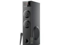 Intex 700-S Multimedia 70 W Bluetooth Tower Speaker | Wired Karaoke Mic | Party Speaker & 5.25 Inch Woofer | LED Display & Bluetooth v5.2 | Fully Remote Control (Black)