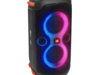 JBL Partybox 110, Wireless Bluetooth Party Speaker, 160W Monstrous Pro Sound, Dynamic Light Show, Upto 12Hrs Playtime, Built-in Powerbank, Guitar & Mic Input, PartyBox App, Splashproof (Black)