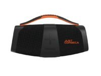 JUST CORSECA Sstrike 40W Wireless Bluetooth Speaker | Powerful Bass | BT 5.3 | LED Light Sync | Built-in Mic | 2400mAh Battery | 15H Playtime | TWS Pairing | Portable Handle | FM/USB Support (Black)